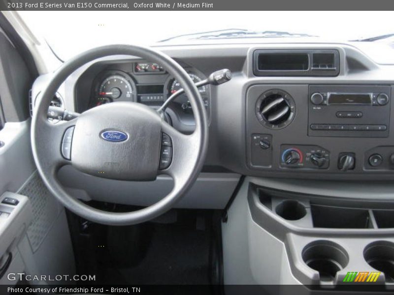 Dashboard of 2013 E Series Van E150 Commercial