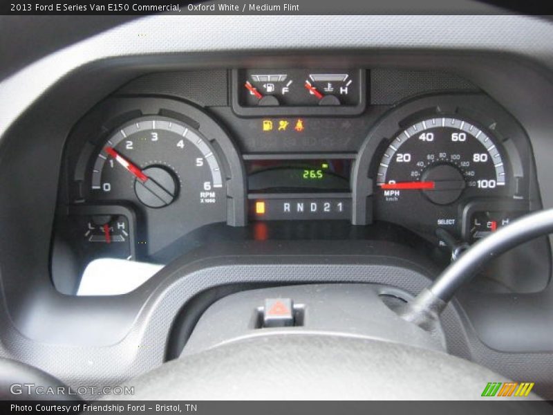  2013 E Series Van E150 Commercial E150 Commercial Gauges