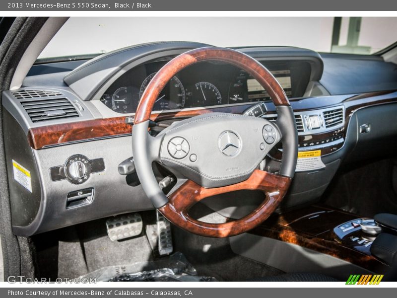 Black / Black 2013 Mercedes-Benz S 550 Sedan