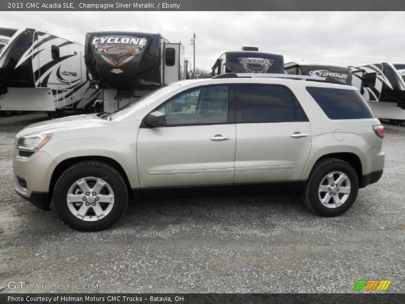  2013 Acadia SLE Champagne Silver Metallic