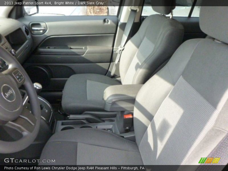 Bright White / Dark Slate Gray 2013 Jeep Patriot Sport 4x4