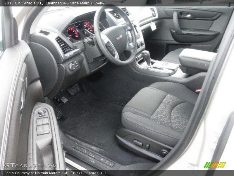 Ebony Interior - 2013 Acadia SLE 