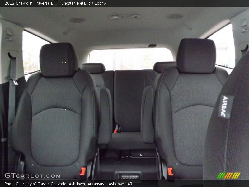 Rear Seat of 2013 Traverse LT
