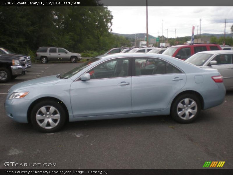 Sky Blue Pearl / Ash 2007 Toyota Camry LE