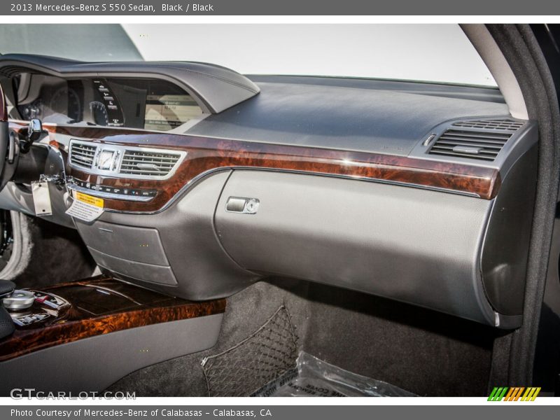 Black / Black 2013 Mercedes-Benz S 550 Sedan
