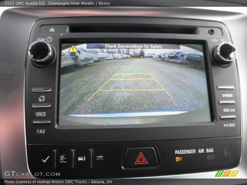 Champagne Silver Metallic / Ebony 2013 GMC Acadia SLE