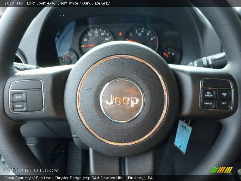 Bright White / Dark Slate Gray 2013 Jeep Patriot Sport 4x4