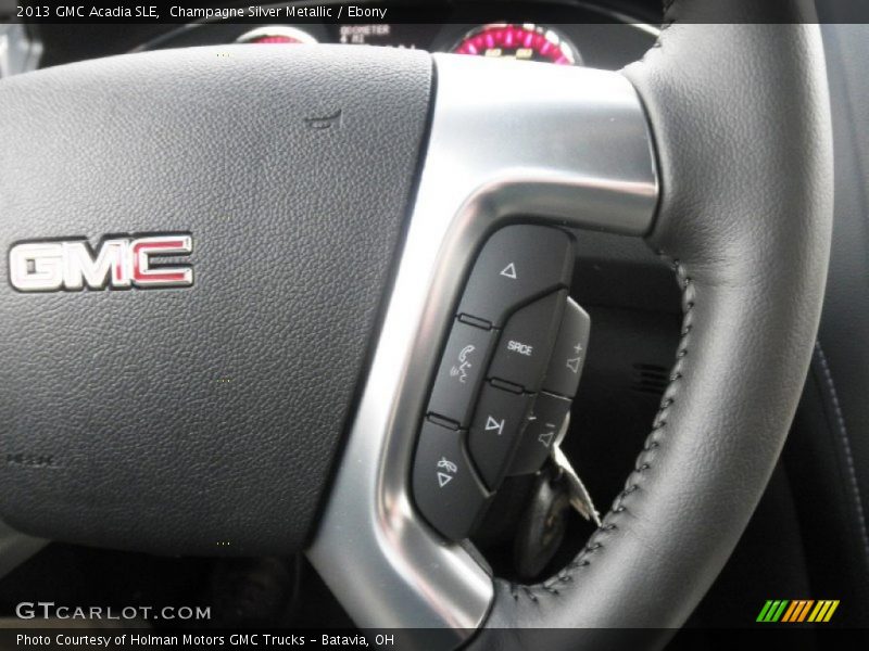 Champagne Silver Metallic / Ebony 2013 GMC Acadia SLE
