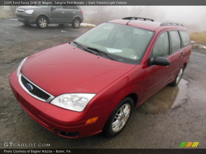 Sangria Red Metallic / Dark Pebble/Light Pebble 2005 Ford Focus ZXW SE Wagon