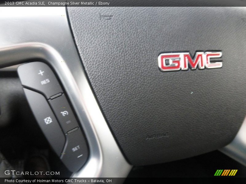 Champagne Silver Metallic / Ebony 2013 GMC Acadia SLE