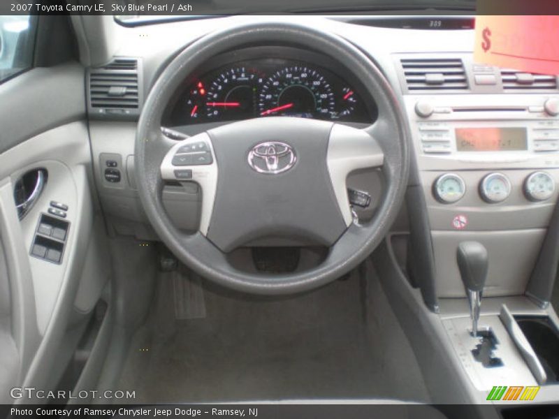 Sky Blue Pearl / Ash 2007 Toyota Camry LE