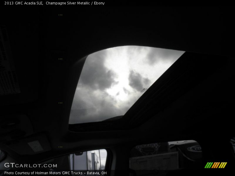 Champagne Silver Metallic / Ebony 2013 GMC Acadia SLE