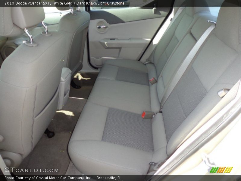 White Gold / Dark Khaki/Light Graystone 2010 Dodge Avenger SXT