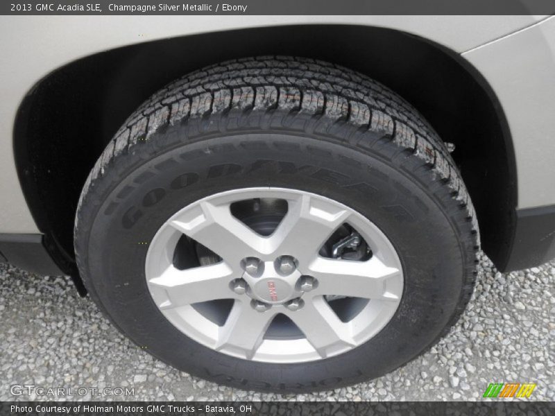 Champagne Silver Metallic / Ebony 2013 GMC Acadia SLE