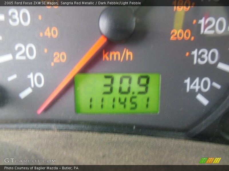 Sangria Red Metallic / Dark Pebble/Light Pebble 2005 Ford Focus ZXW SE Wagon