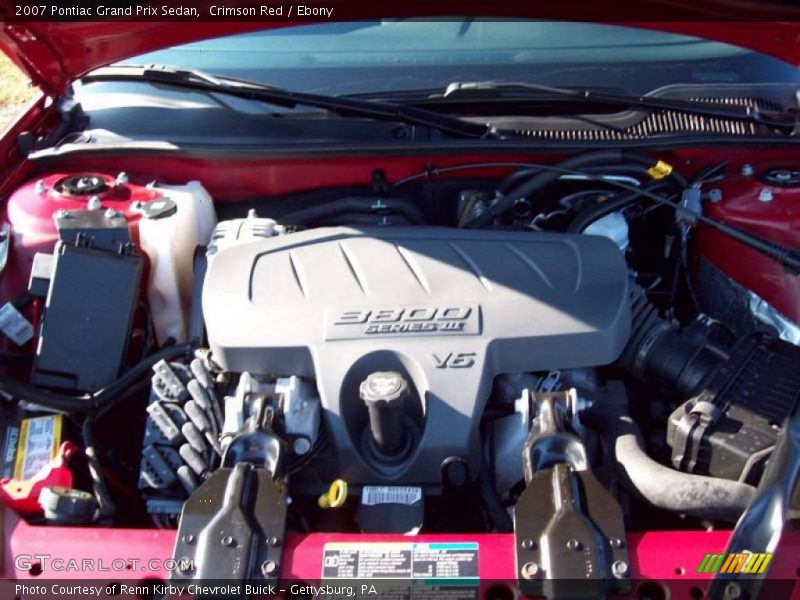 Crimson Red / Ebony 2007 Pontiac Grand Prix Sedan