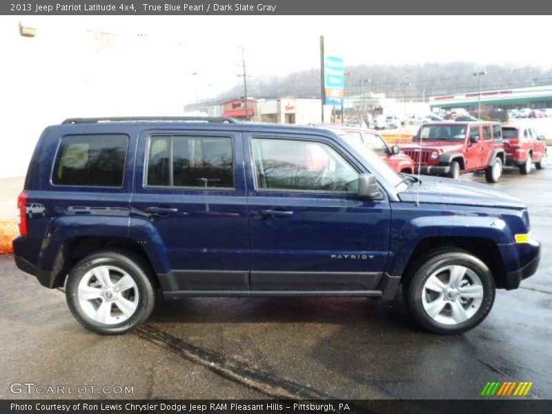 True Blue Pearl / Dark Slate Gray 2013 Jeep Patriot Latitude 4x4