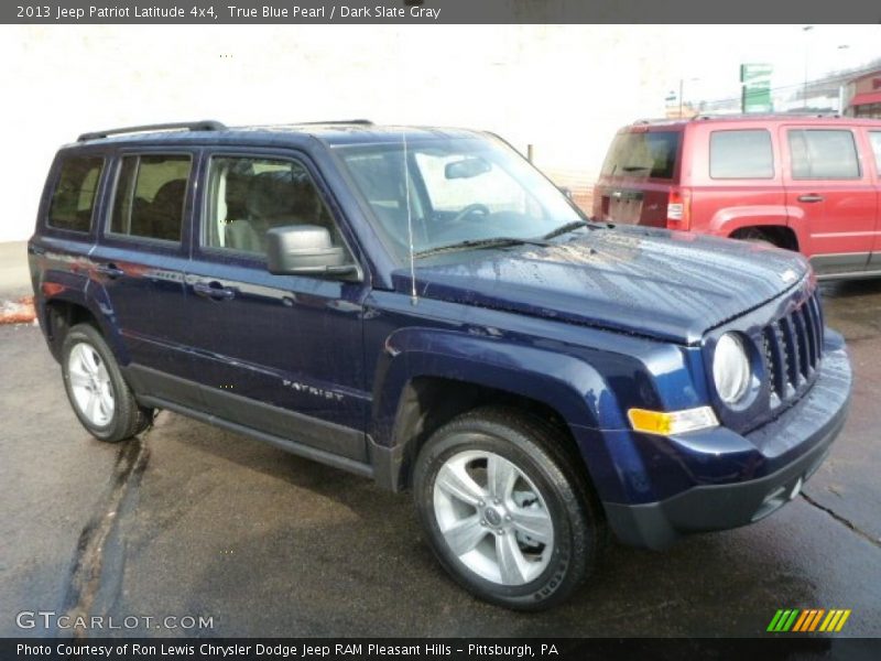 True Blue Pearl / Dark Slate Gray 2013 Jeep Patriot Latitude 4x4