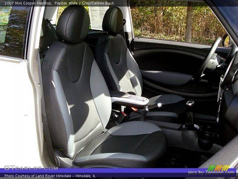 Pepper White / Grey/Carbon Black 2007 Mini Cooper Hardtop