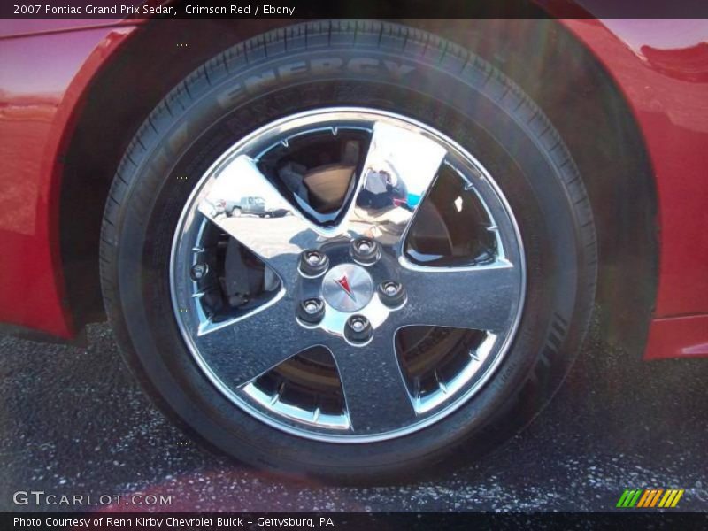 Crimson Red / Ebony 2007 Pontiac Grand Prix Sedan