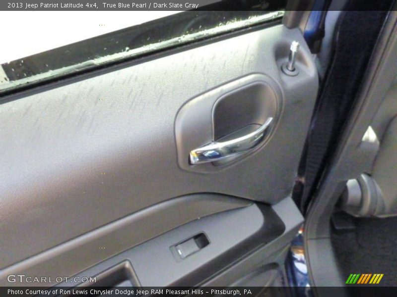 True Blue Pearl / Dark Slate Gray 2013 Jeep Patriot Latitude 4x4