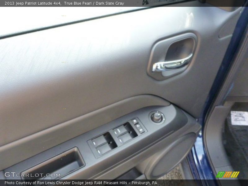 True Blue Pearl / Dark Slate Gray 2013 Jeep Patriot Latitude 4x4