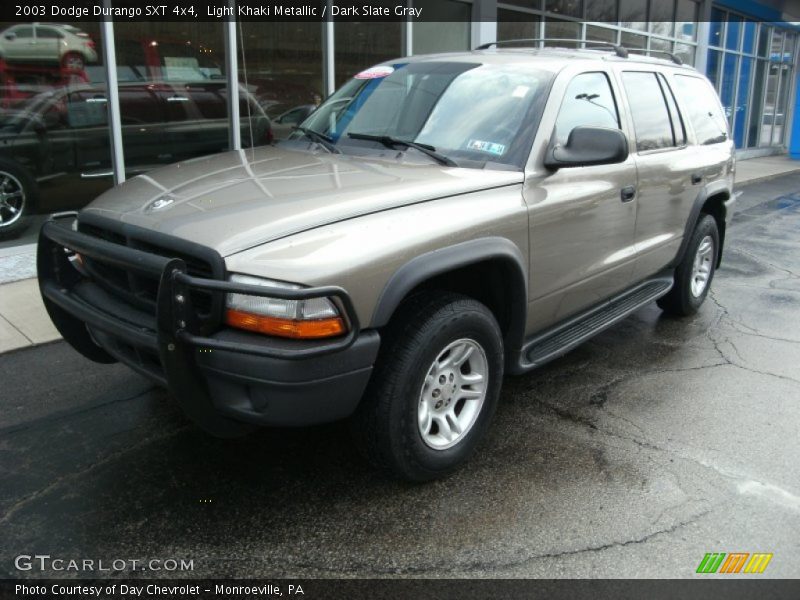 Light Khaki Metallic / Dark Slate Gray 2003 Dodge Durango SXT 4x4