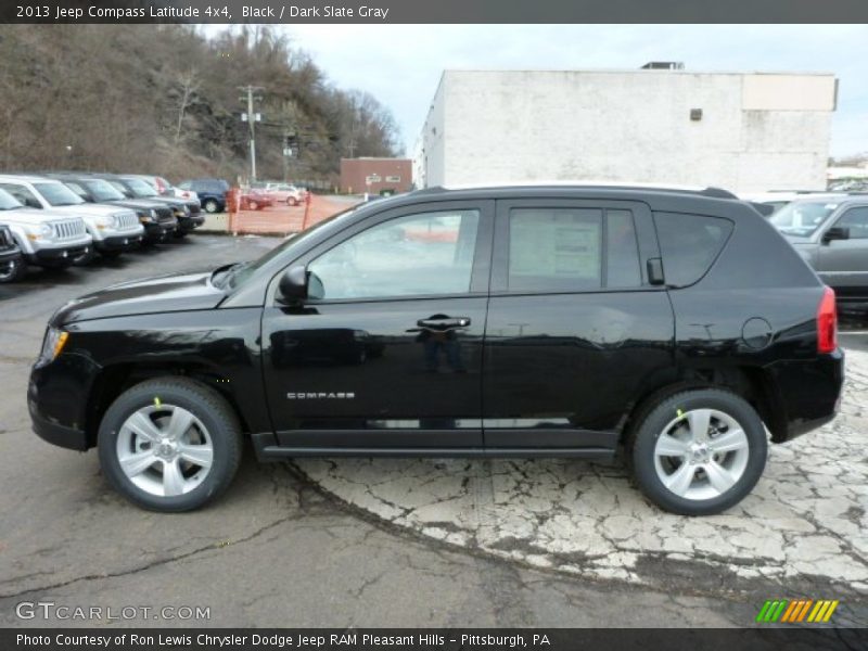 Black / Dark Slate Gray 2013 Jeep Compass Latitude 4x4