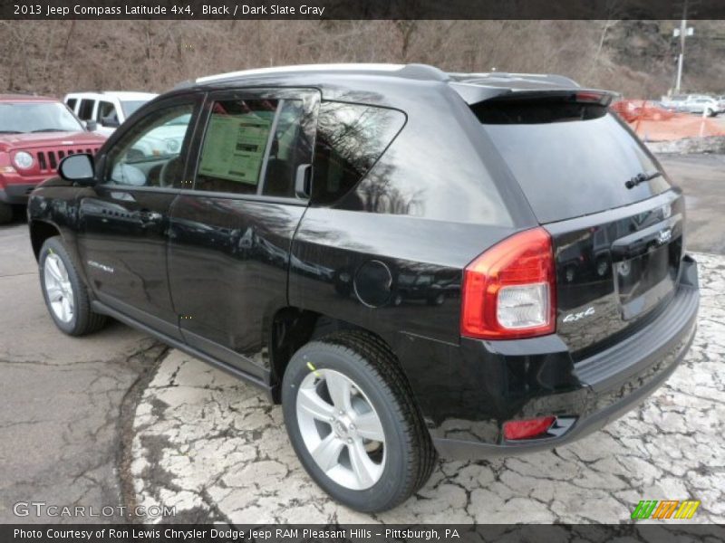 Black / Dark Slate Gray 2013 Jeep Compass Latitude 4x4