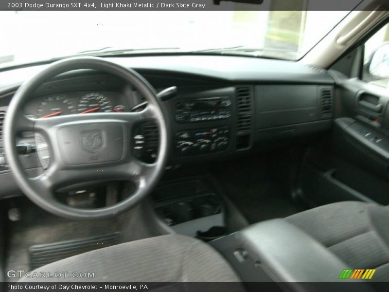 Light Khaki Metallic / Dark Slate Gray 2003 Dodge Durango SXT 4x4