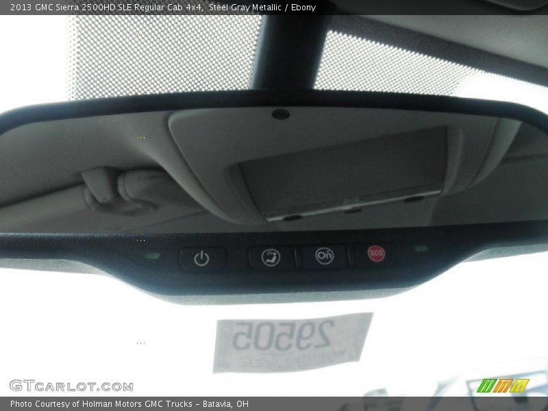 Steel Gray Metallic / Ebony 2013 GMC Sierra 2500HD SLE Regular Cab 4x4