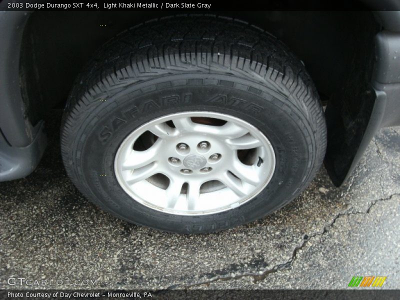 Light Khaki Metallic / Dark Slate Gray 2003 Dodge Durango SXT 4x4