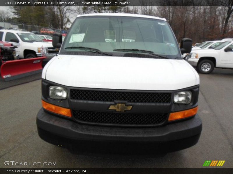 Summit White / Medium Pewter 2013 Chevrolet Express 1500 Cargo Van