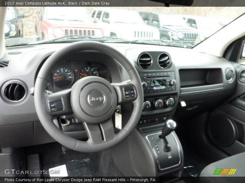 Black / Dark Slate Gray 2013 Jeep Compass Latitude 4x4