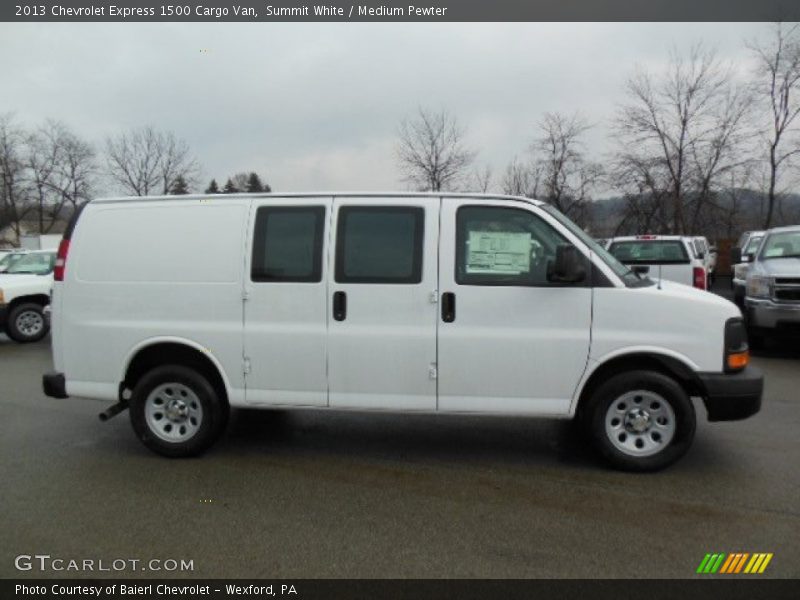 Summit White / Medium Pewter 2013 Chevrolet Express 1500 Cargo Van