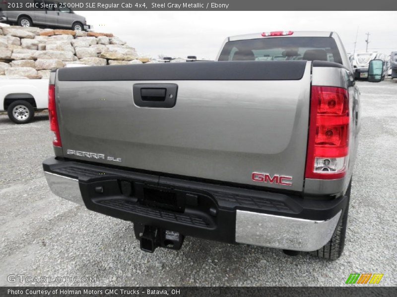 Steel Gray Metallic / Ebony 2013 GMC Sierra 2500HD SLE Regular Cab 4x4