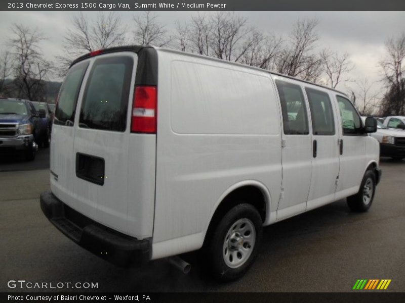 Summit White / Medium Pewter 2013 Chevrolet Express 1500 Cargo Van