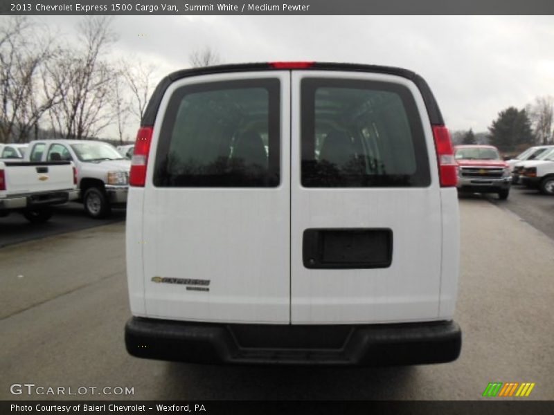 Summit White / Medium Pewter 2013 Chevrolet Express 1500 Cargo Van