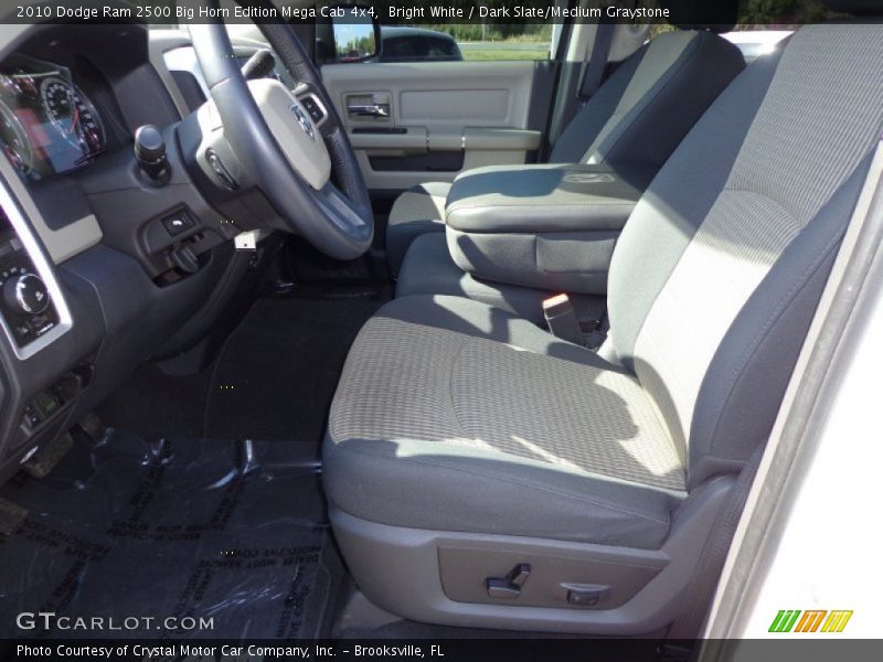 Front Seat of 2010 Ram 2500 Big Horn Edition Mega Cab 4x4