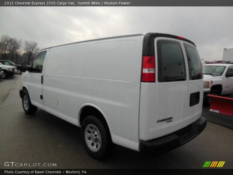 Summit White / Medium Pewter 2013 Chevrolet Express 1500 Cargo Van