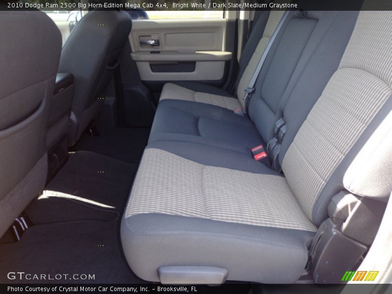Rear Seat of 2010 Ram 2500 Big Horn Edition Mega Cab 4x4