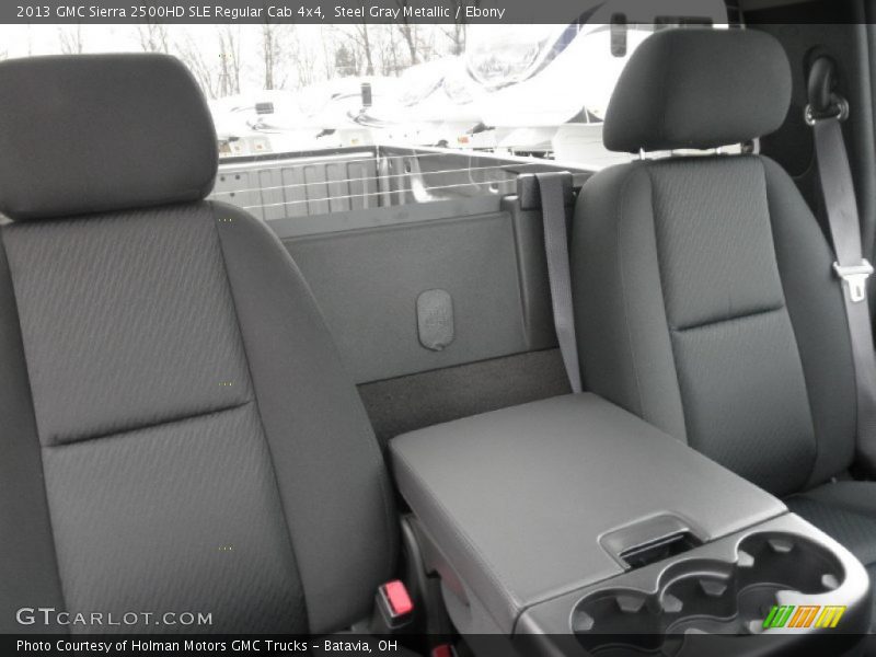 Steel Gray Metallic / Ebony 2013 GMC Sierra 2500HD SLE Regular Cab 4x4