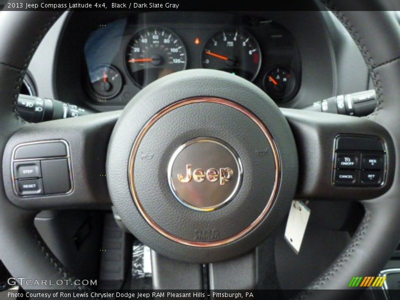 Black / Dark Slate Gray 2013 Jeep Compass Latitude 4x4