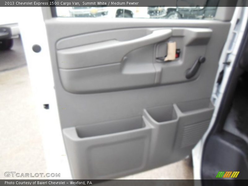 Summit White / Medium Pewter 2013 Chevrolet Express 1500 Cargo Van