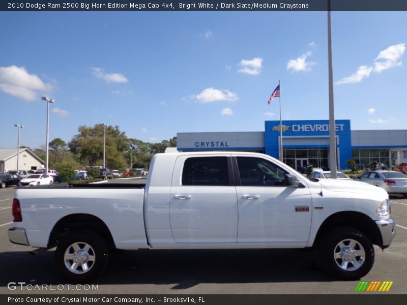 Bright White / Dark Slate/Medium Graystone 2010 Dodge Ram 2500 Big Horn Edition Mega Cab 4x4