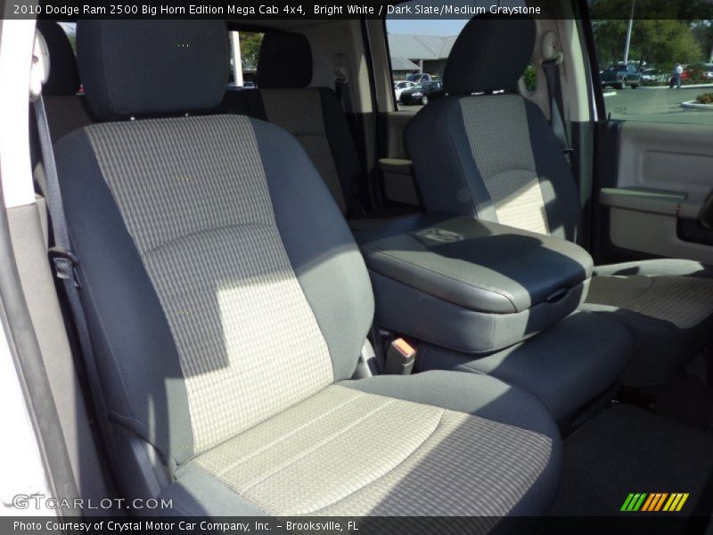Bright White / Dark Slate/Medium Graystone 2010 Dodge Ram 2500 Big Horn Edition Mega Cab 4x4