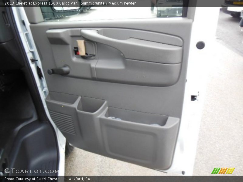 Summit White / Medium Pewter 2013 Chevrolet Express 1500 Cargo Van