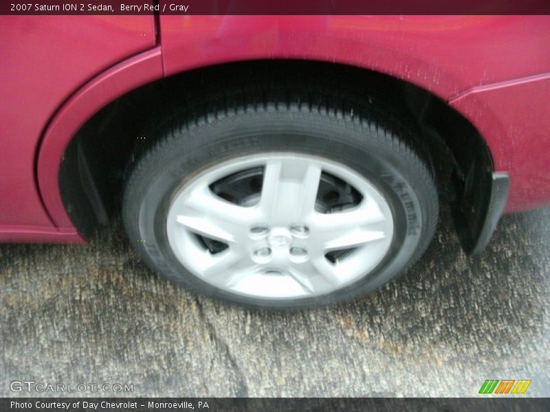 Berry Red / Gray 2007 Saturn ION 2 Sedan
