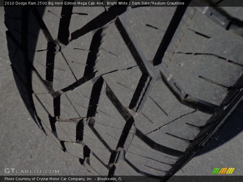 Bright White / Dark Slate/Medium Graystone 2010 Dodge Ram 2500 Big Horn Edition Mega Cab 4x4