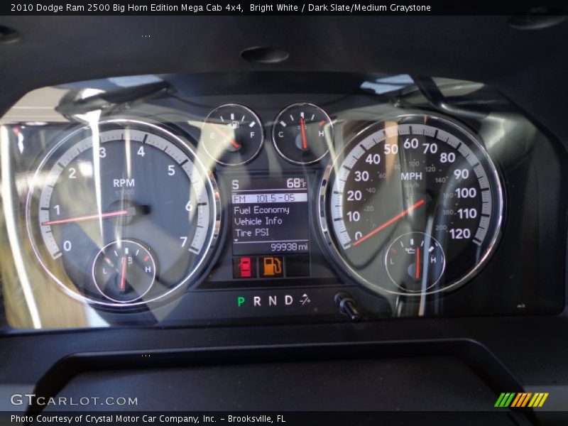  2010 Ram 2500 Big Horn Edition Mega Cab 4x4 Big Horn Edition Mega Cab 4x4 Gauges